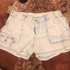 Anthropologie light wash lightweight shorts
